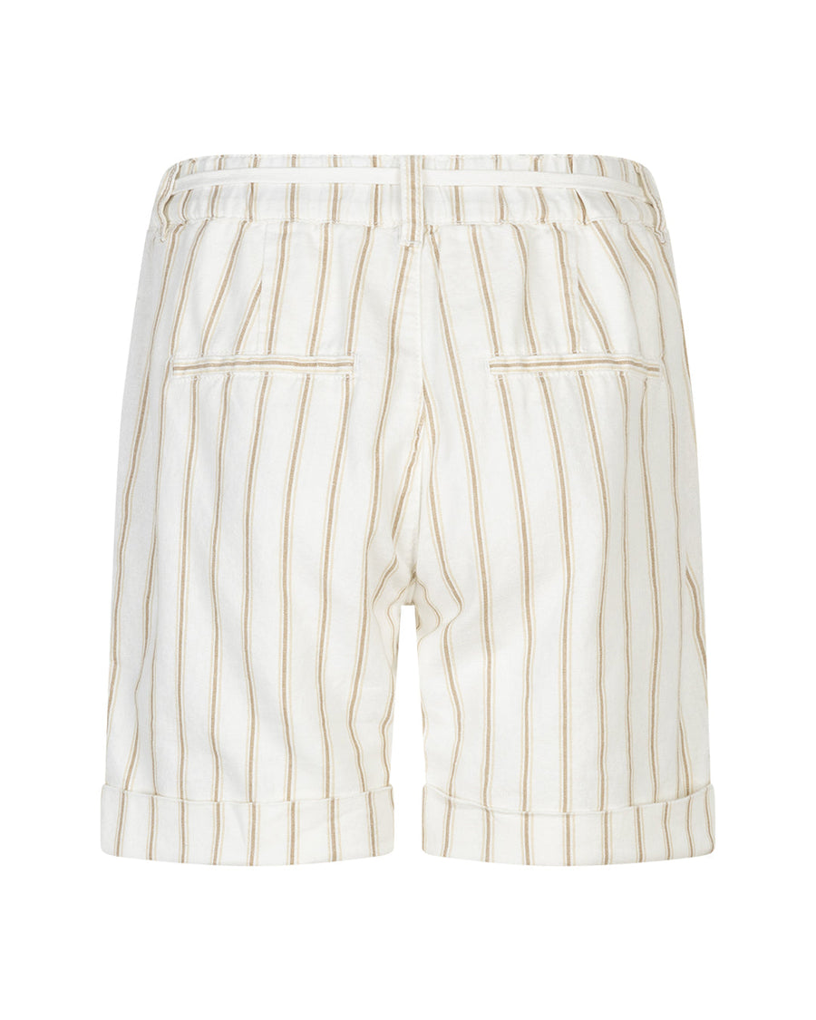 Gestreepte korte broek dames