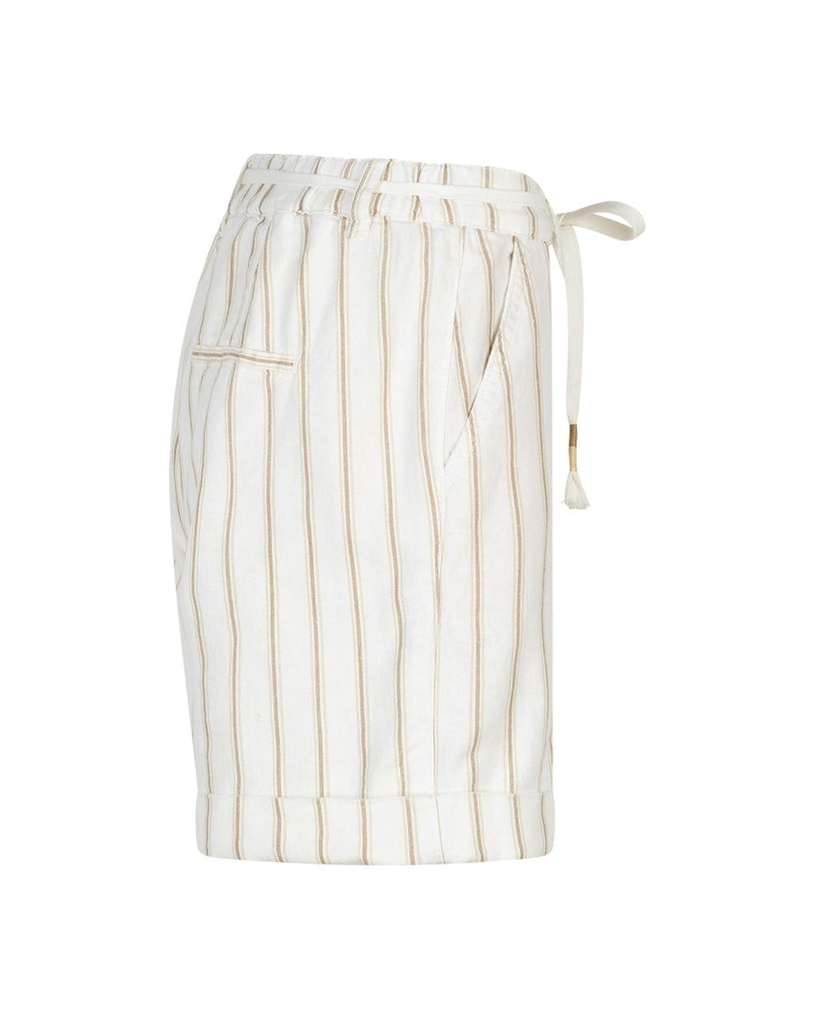 Gestreepte korte broek dames