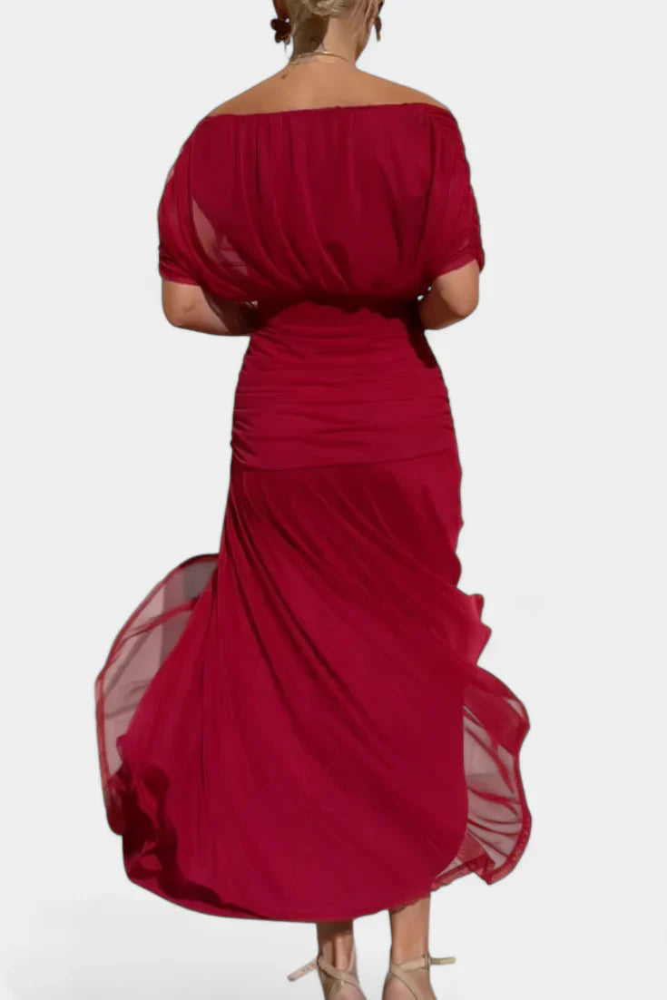 Maxi jurk met bloemenprint Dames