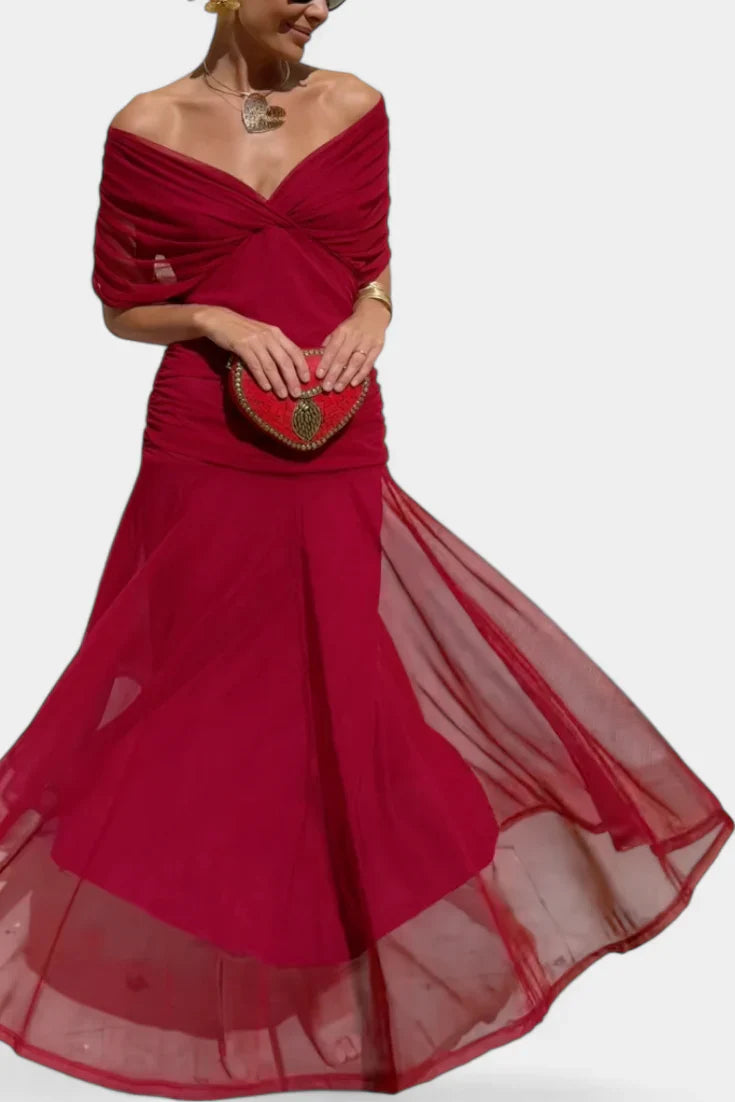 Maxi jurk met bloemenprint Dames