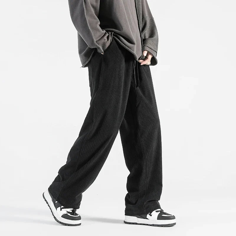 Corduroy Joggingbroek Heren met Trekkoord