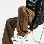 Corduroy Joggingbroek Heren met Trekkoord