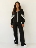 Trainingspak Dames met Vest en Wijde Broek