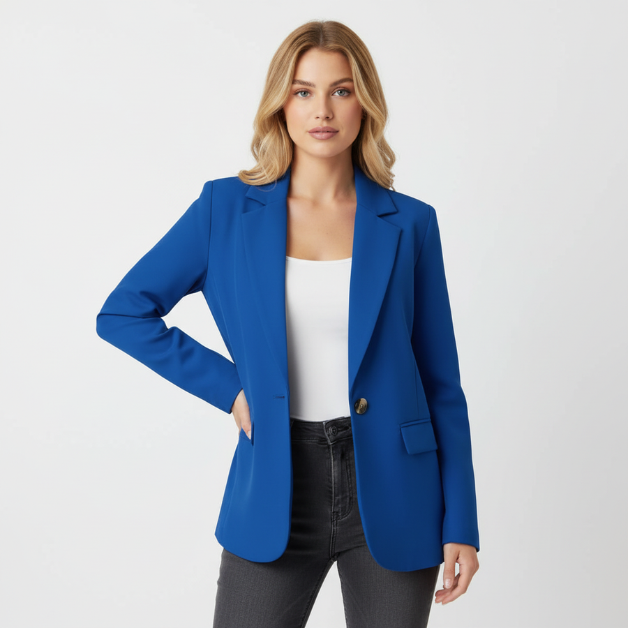 Blazer Dames met Reverskraag en Klepzakken