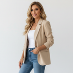 Blazer Dames met Reverskraag en Klepzakken