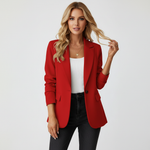 Blazer Dames met Reverskraag en Klepzakken