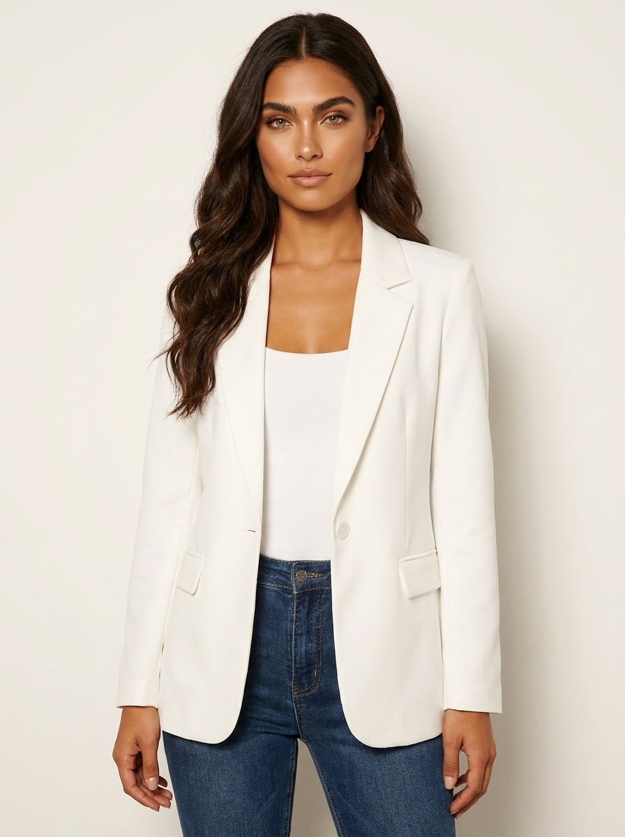 Blazer Dames met Reverskraag en Klepzakken