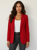 Blazer Dames met Reverskraag en Klepzakken