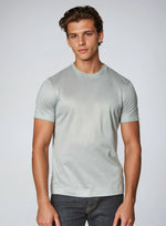 Supima T-shirt slim fit katoen heren - Grijs