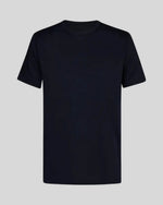 Supima T-shirt slim fit katoen heren - Marineblauw