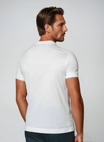 Supima T-shirt slim fit katoen heren - Wit