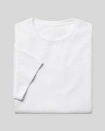 Supima T-shirt slim fit katoen heren - Wit