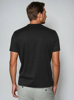 Supima T-shirt slim fit katoen heren - Zwart