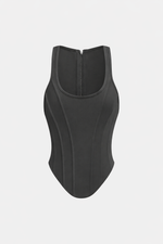 Korset top met ritssluiting Dames