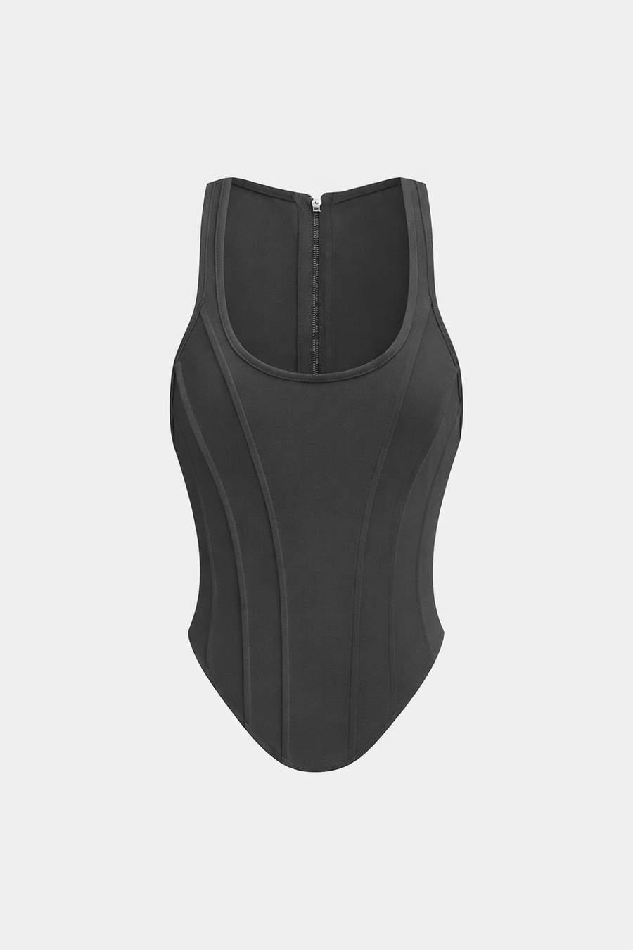 Korset top met ritssluiting Dames