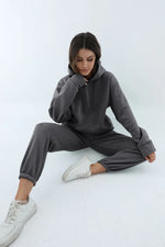 Joggingpak Dames Hoodie met Joggingbroek