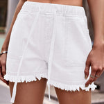 Korte broek met elastische taille Dames