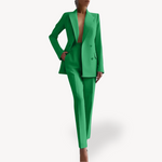 2-delige set met blazer en pantalon Dames