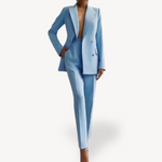 2-delige set met blazer en pantalon Dames