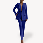 2-delige set met blazer en pantalon Dames