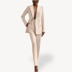 2-delige set met blazer en pantalon Dames