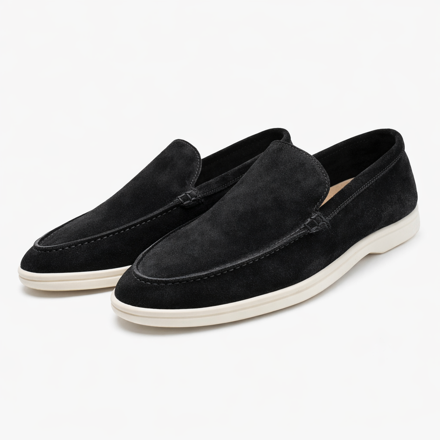 Suede loafers met flexibele zool Heren