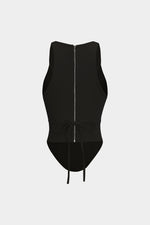 Korset top met ritssluiting Dames