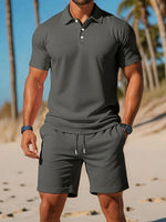 Tweedelige Zomerset met Polo en Korte Broek Heren