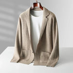 Blazer Heren Gebreid met Zakken