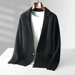 Blazer Heren Gebreid met Zakken