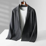 Blazer Heren Gebreid met Zakken