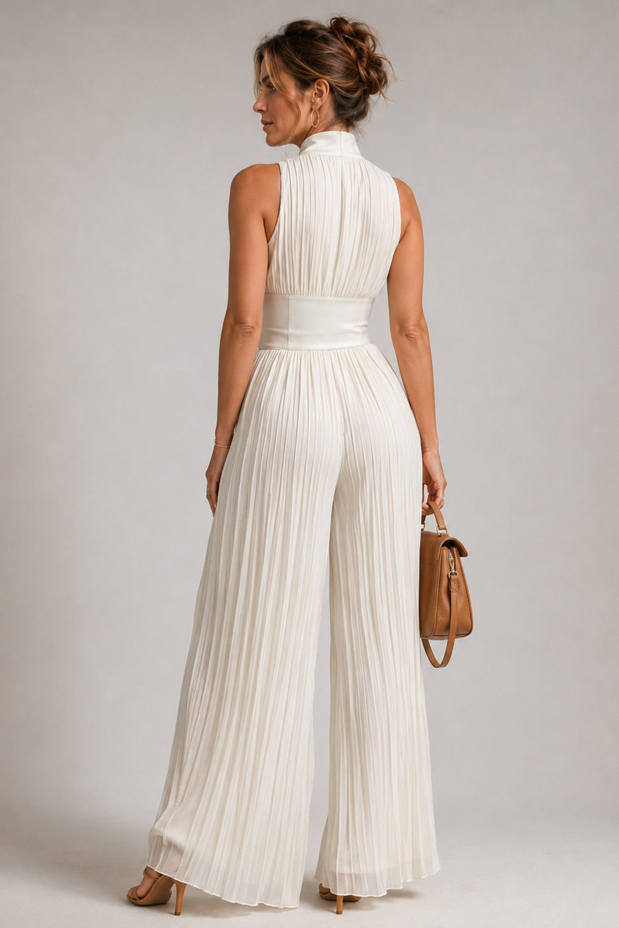 Mouwloze Halter jumpsuit Dames