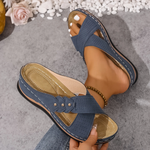 Zomer sandalen met gekruiste bandjes Dames