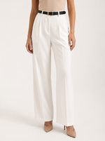 Pantalon met hoge taille Dames