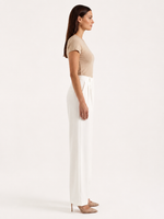 Pantalon met hoge taille Dames