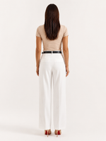 Pantalon met hoge taille Dames