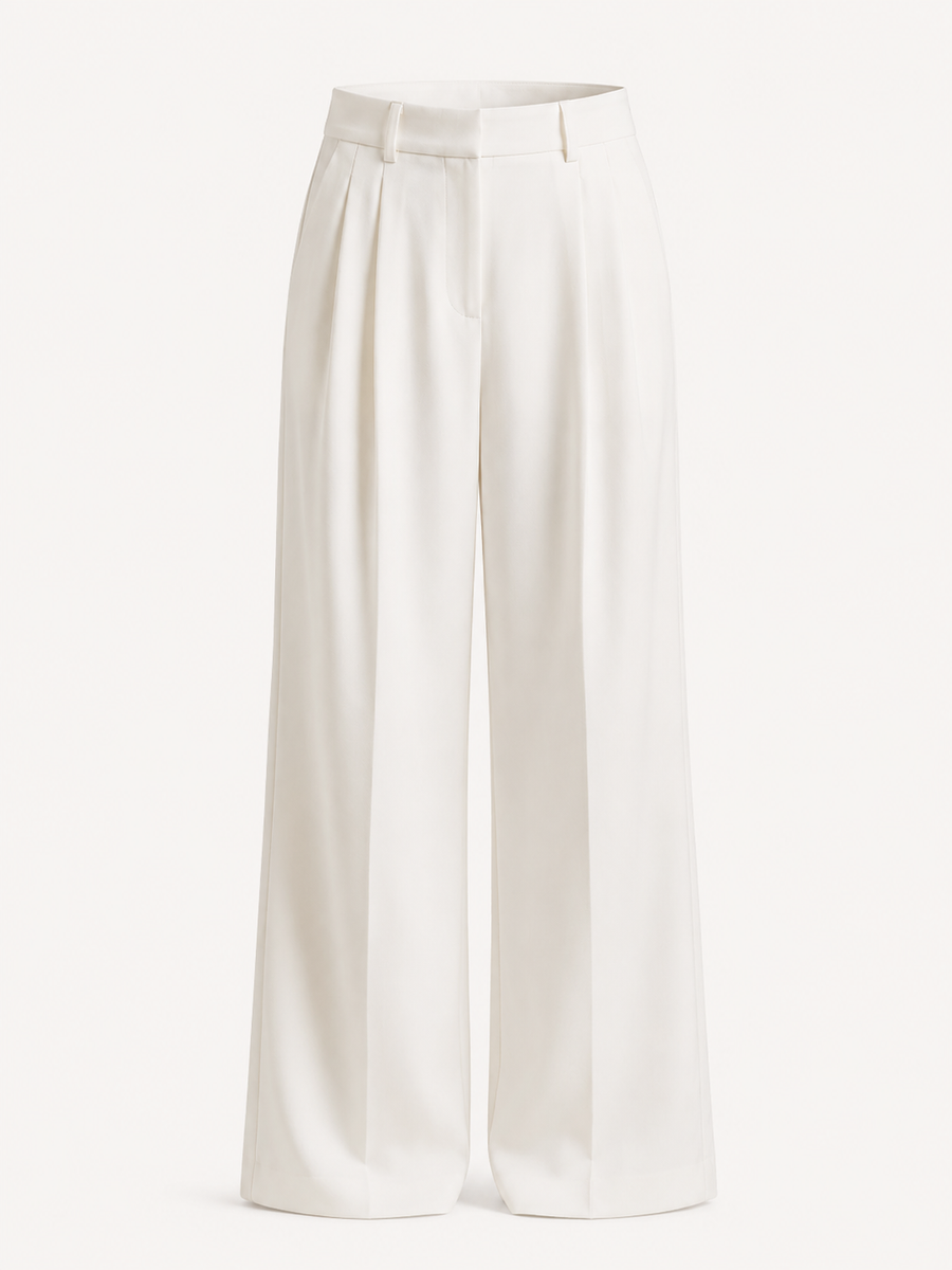 Pantalon met hoge taille Dames