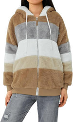 Teddy Vest Dames met Capuchon