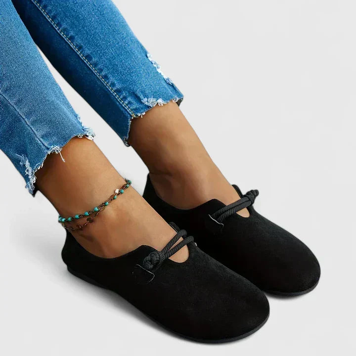 Instap sandalen met gevlochten band Dames