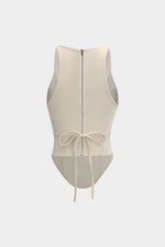 Korset top met ritssluiting Dames
