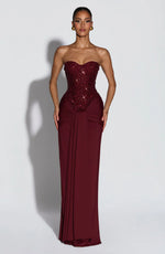 Strapless Galajurk met Pailletten Dames