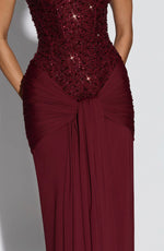 Strapless Galajurk met Pailletten Dames