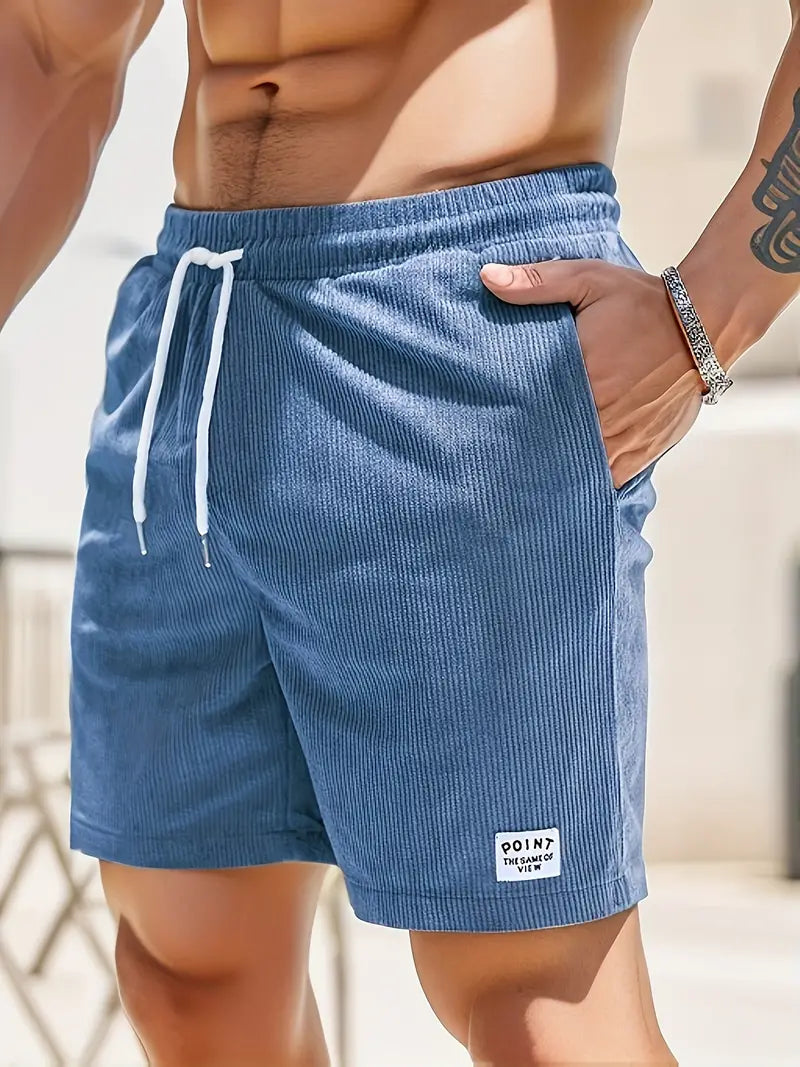 Sneldrogende zwembroek met elastische taille Heren