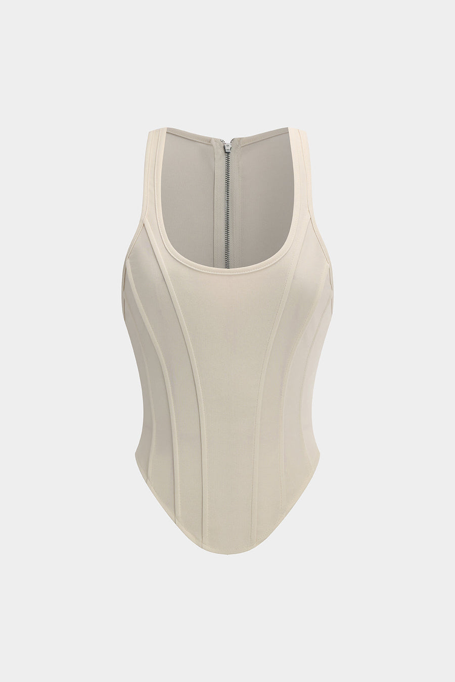 Korset top met ritssluiting Dames