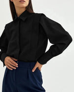 Rechtvallende casual blouse dames