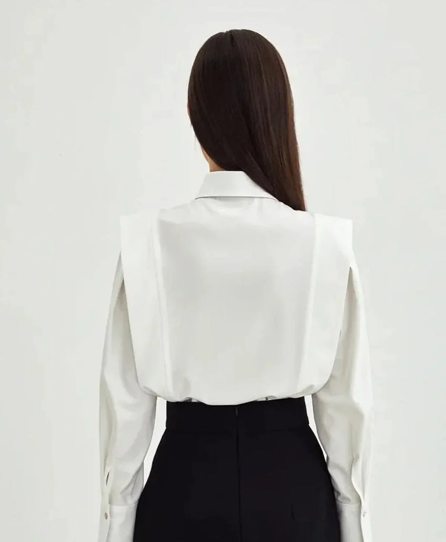Rechtvallende casual blouse dames