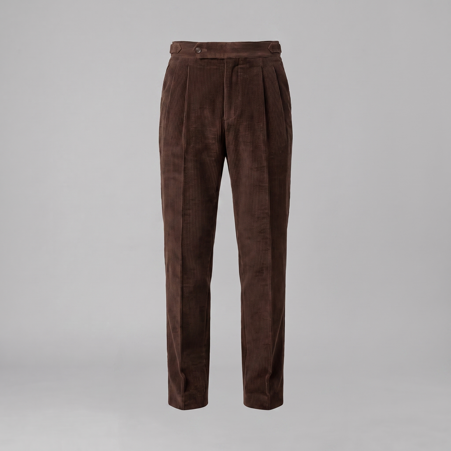 Corduroy Broek met Plooien Heren