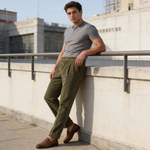 Corduroy Broek met Plooien Heren