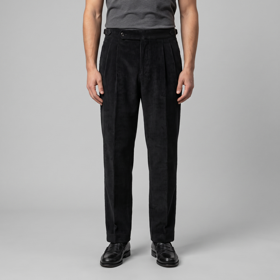 Corduroy Broek met Plooien Heren