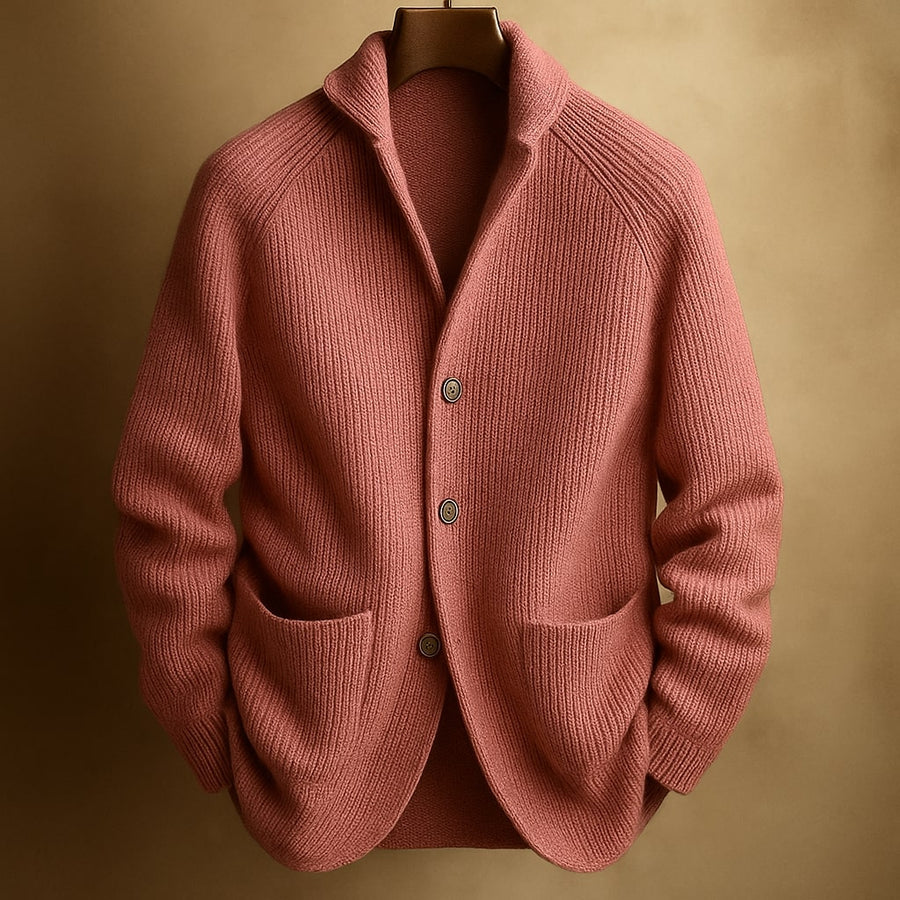 Gebreid Cardigan Heren met Knopen
